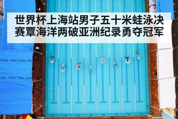 世界杯上海站男子五十米蛙泳决赛覃海洋两破亚洲纪录勇夺冠军